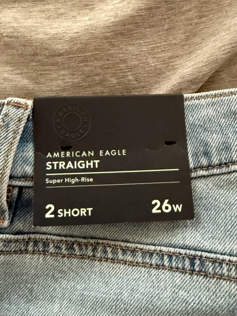 American Eagle High Rise Straight Jeans - Picture 4 of 7